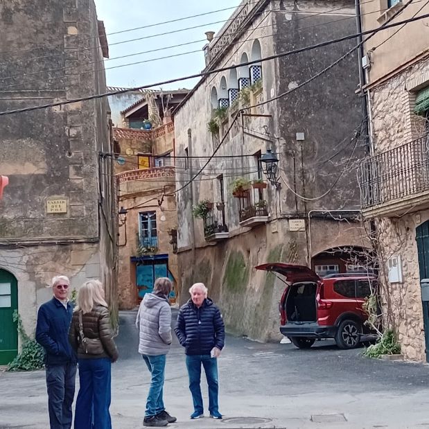Auf dem Carrer del Pou in Ventalló