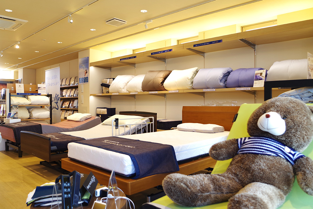 2F 全てのベッドで試し寝していただけます