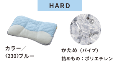 COCOMADEまくら　固めHARD 商品写真