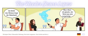 Zweite Comicstrip von The Healer Jesus Lopez
