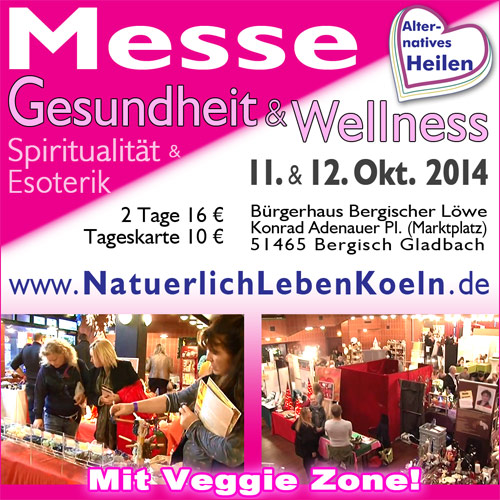 Gesundheit und Wellness Messe in Bergisch Gladbach, Oktober 2014