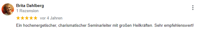 Bewertungen zu Geistheiler Jesus Lopez, Google 18