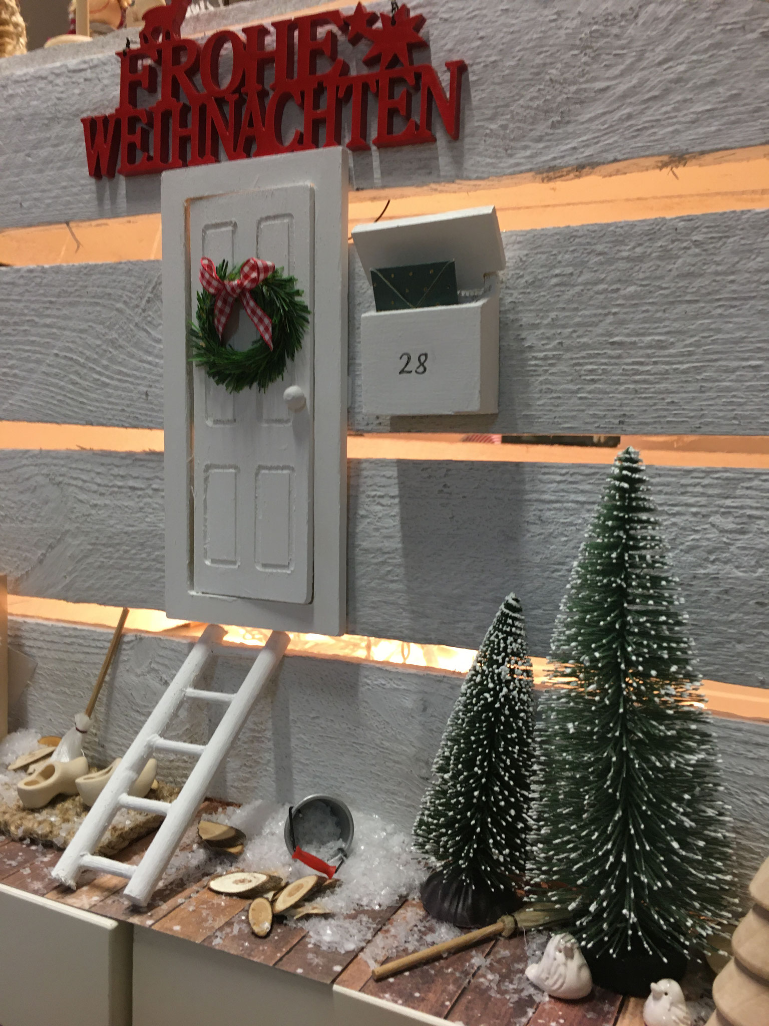 Weihnachtliche Feentür