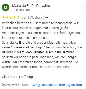 65. Rezension über den Magnetismus von Jesus Lopez, Portugiesisch