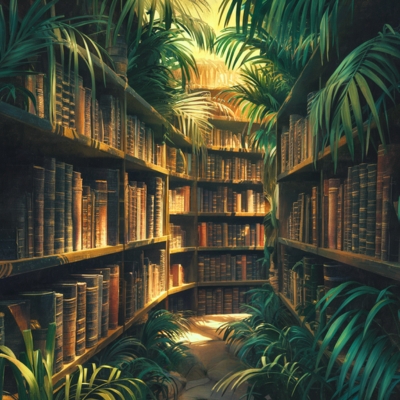 Palmblattbibliothek und Palmblattlesung