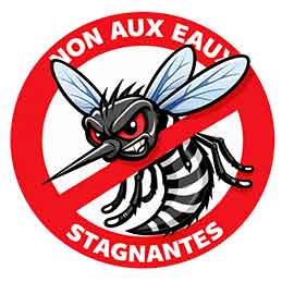 Pictogramme moustique tigre