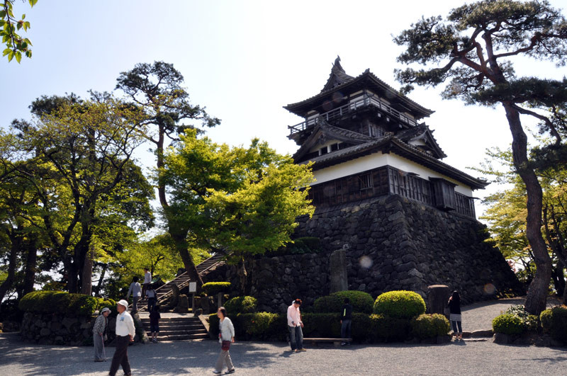 Maruoka Castle's central keep