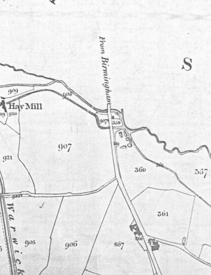 Extract from the tithe Map 1843