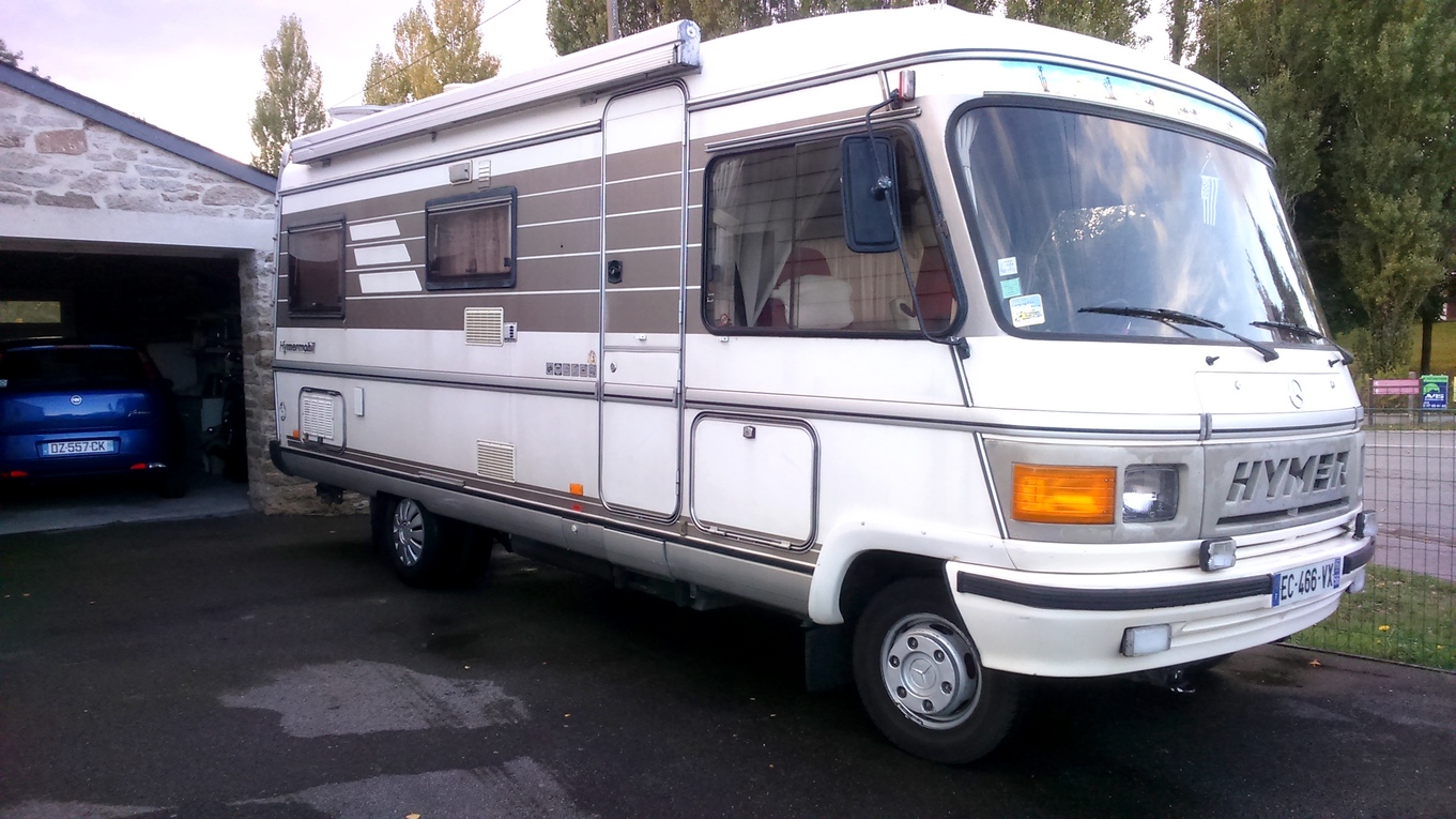 CampingCar Intégral HYMER S 660 sur MERCEDES 410 Année 1990 Site de moncampingcar