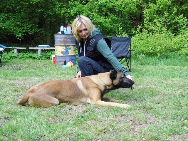 Silke mit Sky 1 Teampartner-Hund-Hoya e.V.