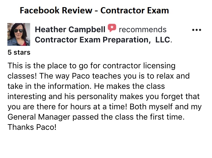 VA Contractor License Exam Prep Maryland Home Improvement