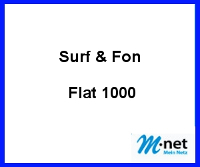 Surf & Fon Flat 1000 Glasfaser Anschluss von M-net