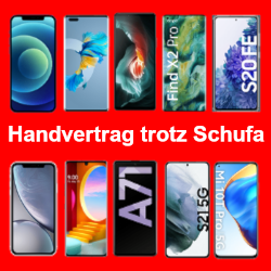 Handyvertrag mit Handy trotz Schufa Eintrag bekommen!