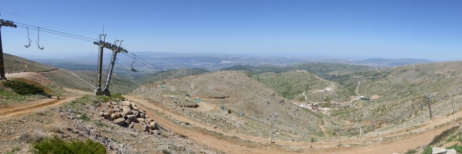 Uitzicht vanaf Mount Hermon