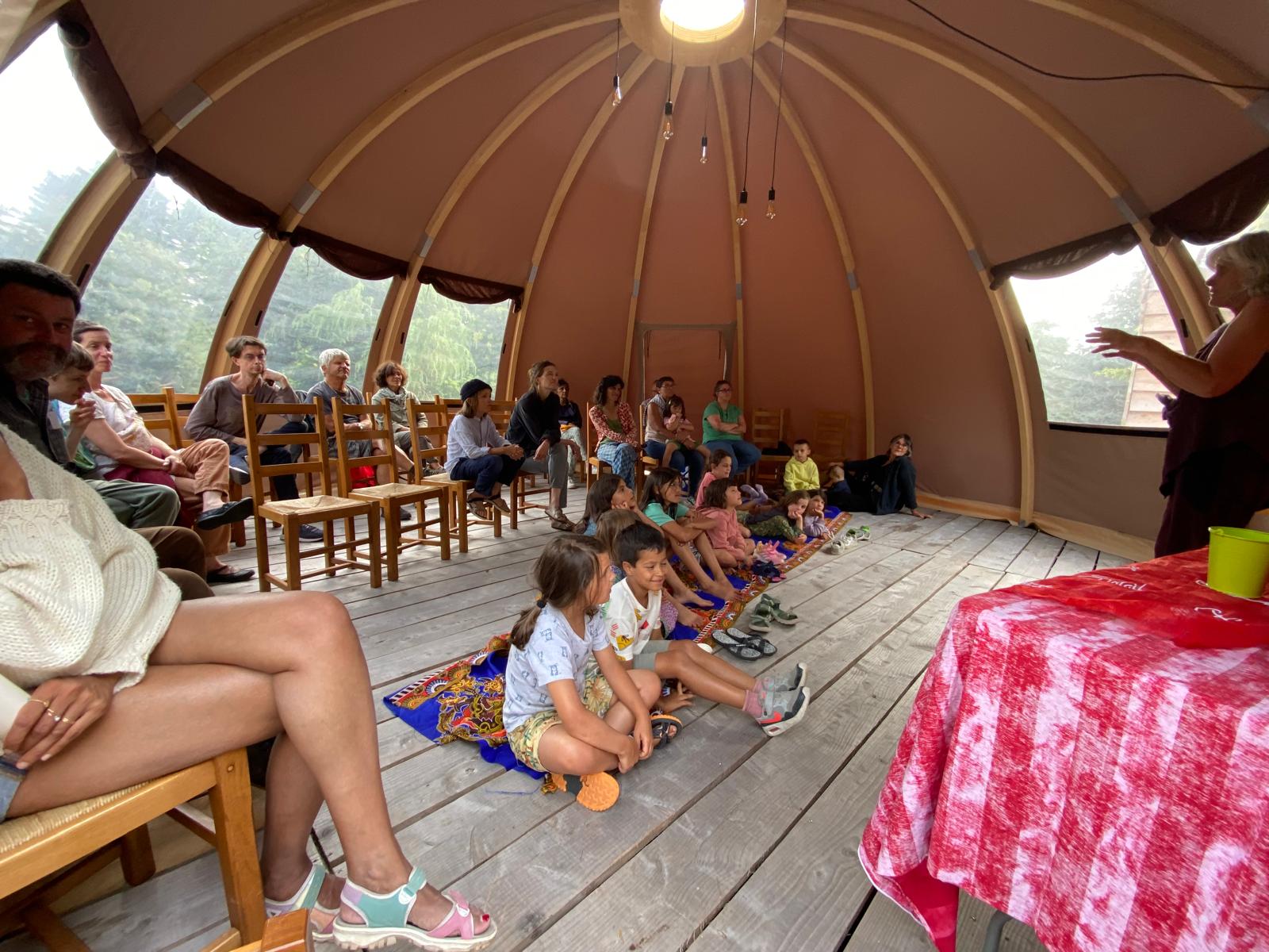 Dans Les Jardins de Lestraon, éco-lieu à Guengat (29)