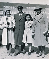 Anne et sa famille à Amsterdam, en 1941. Anne avait douze ans.