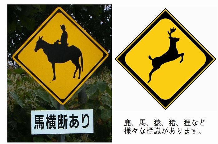 「動物注意」の標識を見たら、危険を予測しましょう 人と車の安全な移動をデザインするシンク出版株式会社