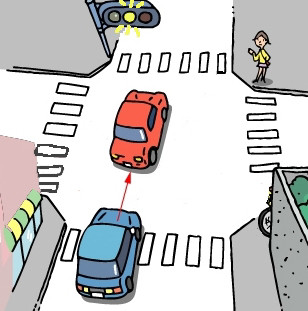 黄信号で加速する車に追従しない 人と車の安全な移動をデザインするシンク出版株式会社