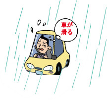 スピードの出しすぎによるスリップ事故に気をつけよう 人と車の安全な移動をデザインするシンク出版株式会社