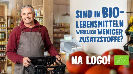 Werbekampagne des BMEL 'Bio? Na Logo!'