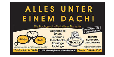 Goltz  Augenoptik, Uhren, Schmuck