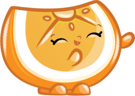 orange - fruit - alimentation - smiley émoticône émoji cartoon clipart illustration - artémotic