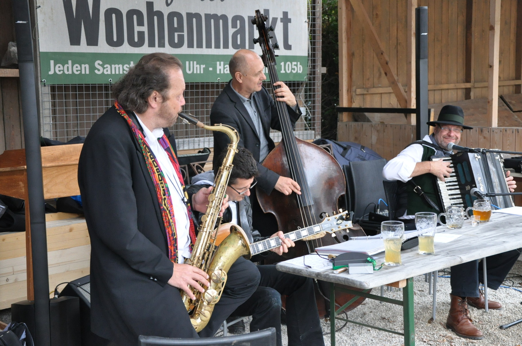 "die Stammtischcombo" mit Horst Hausleitner, Thomas Kramer, Harald Putz und Otto Hablit