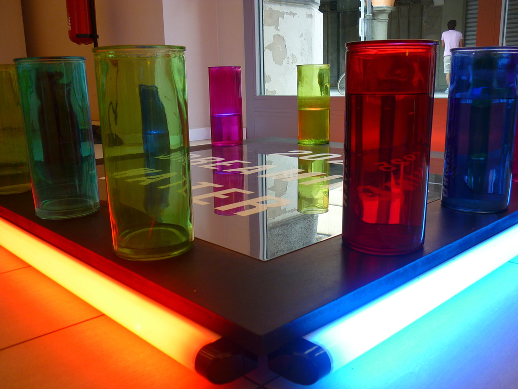 “2025 DREAMING WATER” (II Vs. ), installation, 140 X 140 X 40h  cm.