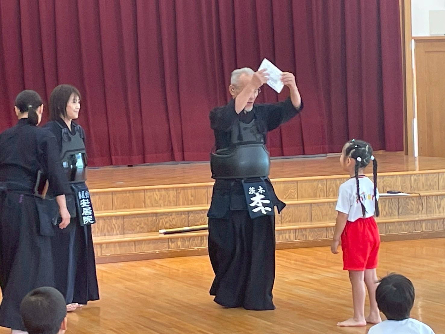 みのり幼稚園での剣道体験会