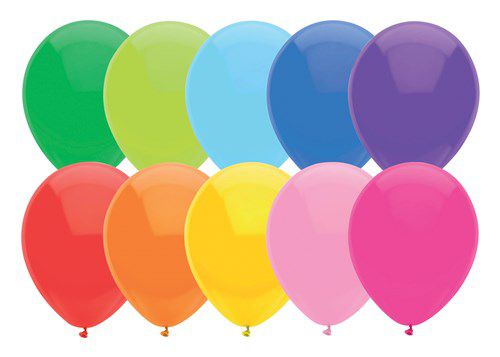 Ballonnen uni gekleurd € 1,85 10 stuks