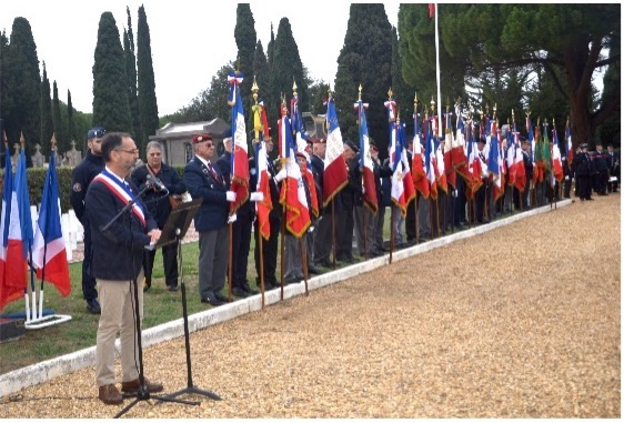 Cérémonie 40e anniversaire du Drakkar à Béziers le 23 octobre 2023 - crédit photo : Gérard DUGAY - anocr34.fr