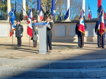 Cérémonie à Montpellier (5 décembre)