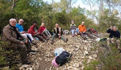 Les collines d'Aujargues (3 janvier)