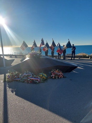 Cérémonie à Sète (5 décembre)