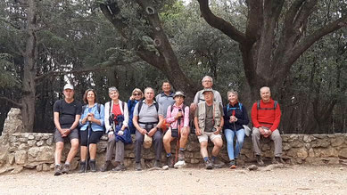 Rando de Montarnaud, le 9 mai 2023, par l'ANOCR 34-12-48