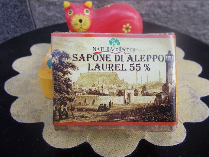 Sapone di Aleppo 55% olio di alloro