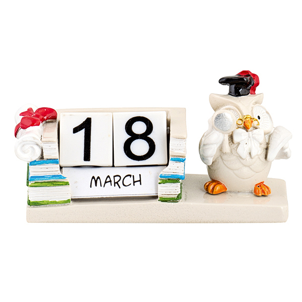 Calendari gufo con tocco