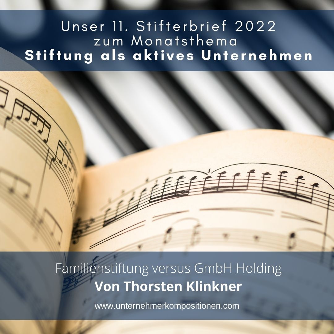 Familienstiftung versus GmbH Holding