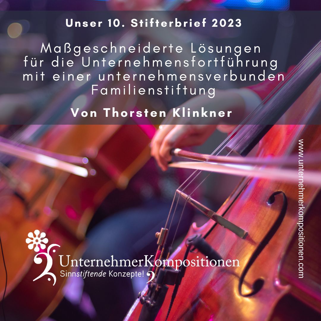 Maßgeschneiderte Lösungen für die Unternehmensfortführung mit einer unternehmensverbunden Familienstiftung