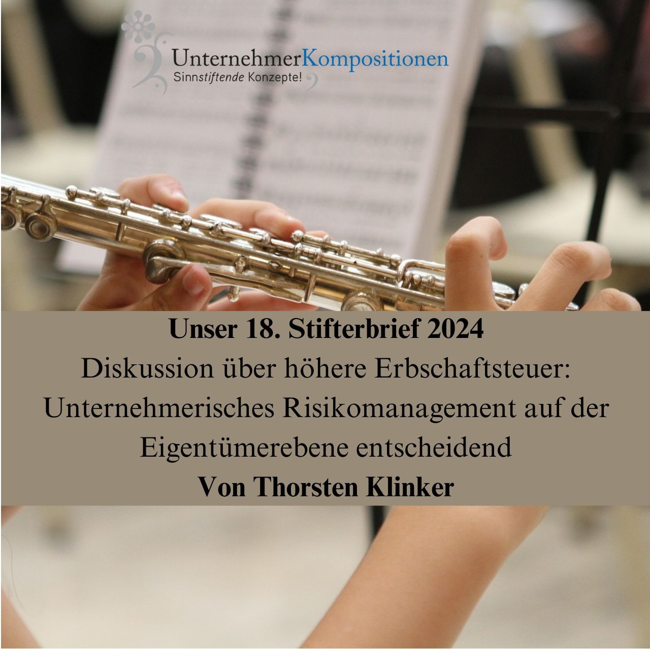 Diskussion über höhere Erbschaftsteuer: Unternehmerisches Risikomanagement auf der Eigentümerebene entscheidend
