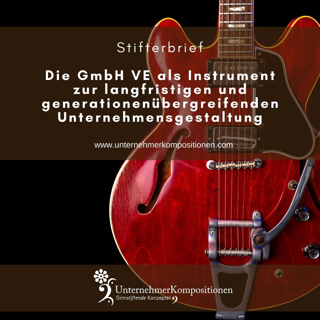Die GmbH GmbH VE als Instrument zur langfristigen und generationenübergreifenden Unternehmensgestaltung (Teil 2)