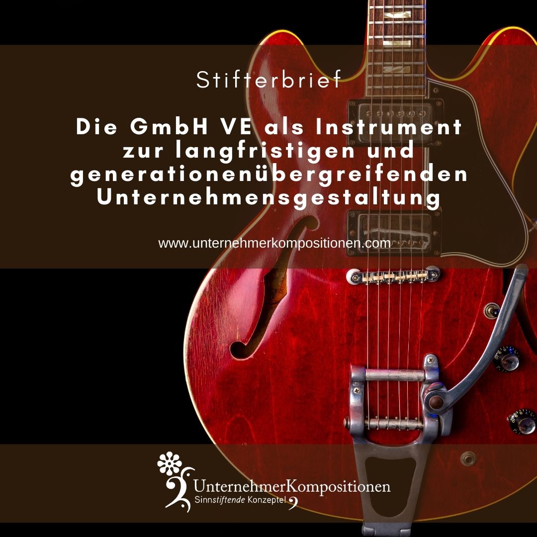 Die GmbH GmbH VE als Instrument zur langfristigen und generationenübergreifenden Unternehmensgestaltung (Teil 2)