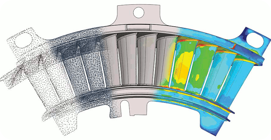 Inspection métrologique aubes turbine