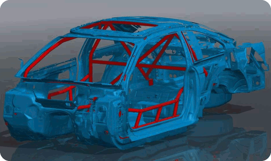 Scan 3D & conception d'un arceau de sécurité
