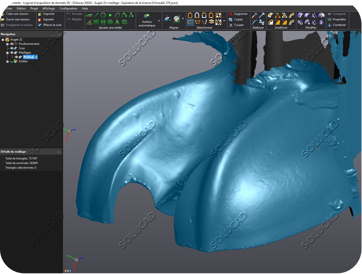 Reverse-engineering 3D Auget Turbine PELTON