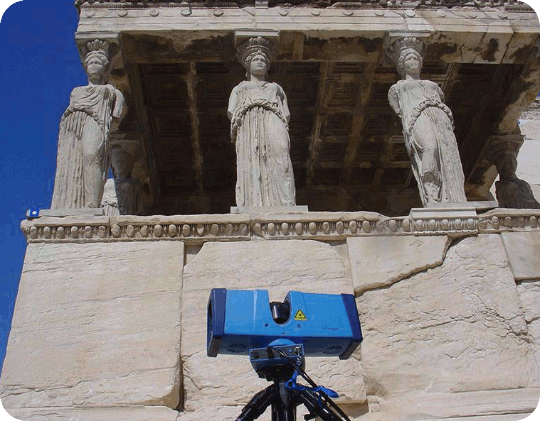 Relevé laser 3D monument historique