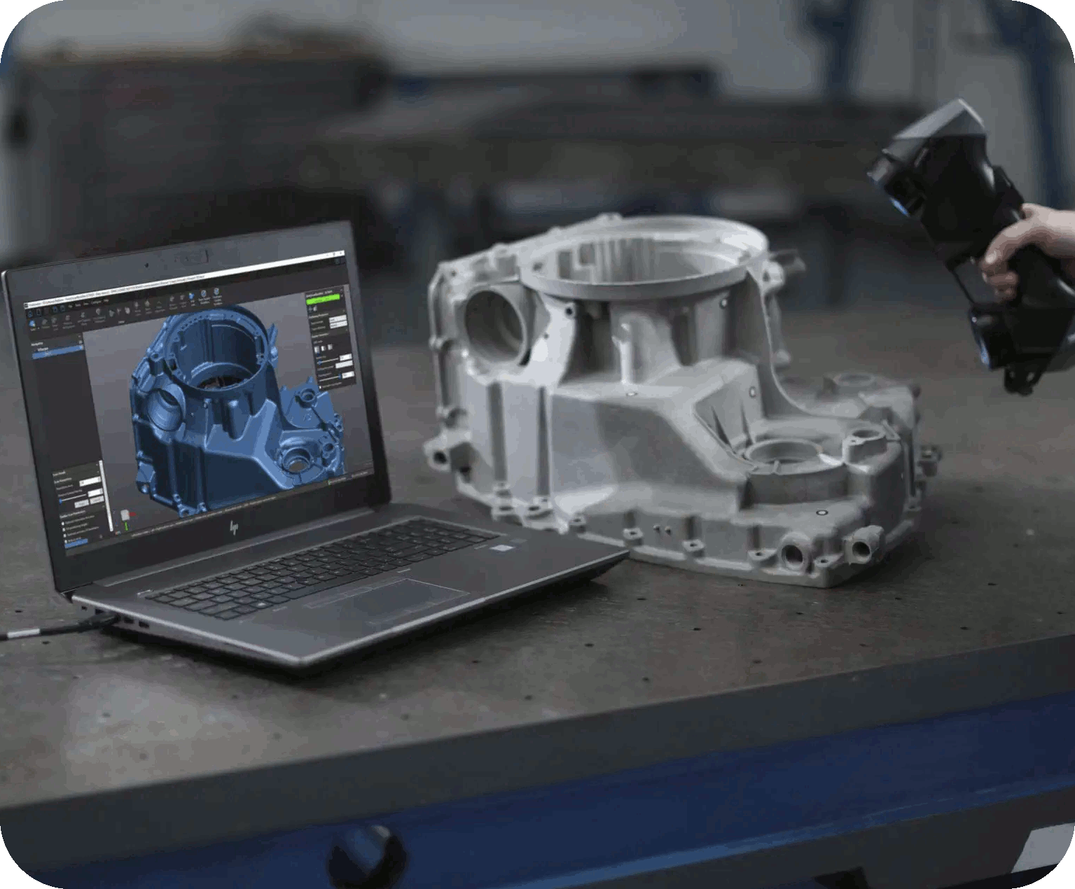 3D Reverse-engineering Carter moteur