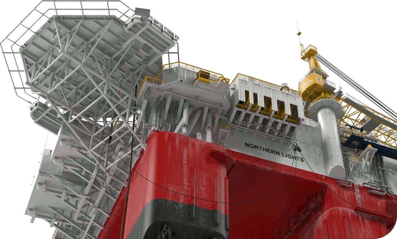 Numérisation 3D Plateforme offshore