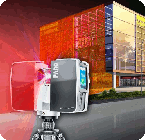 Relevé laser 3D architecture urbaine