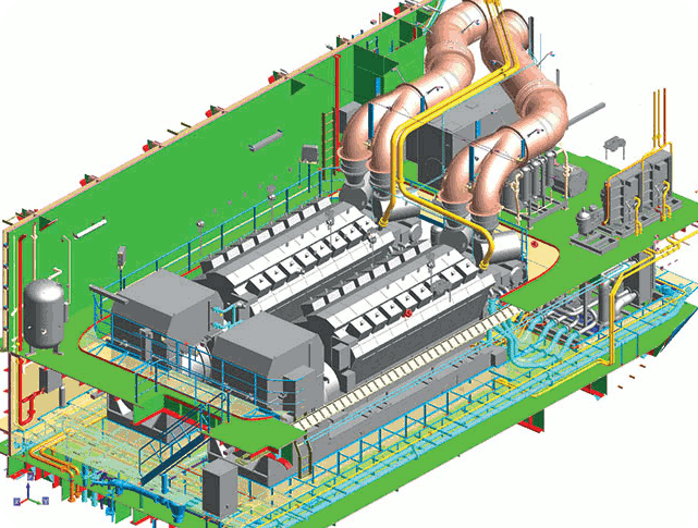 Reverse engineering 3D centrale thermique